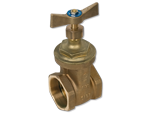 Bronze Gate Valve F&F BSP with DZR Brass T Bar - WaterMarked, 2000kPa, 15-50mm