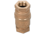 Bronze Vertical Lift Check Valve F&F BSP - WaterMarked, 15-50mm