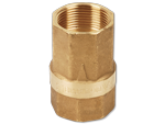 Lead Free DZR Brass Spring Check Valve F&F BSP - WaterMarked AS 1628, 15-80mm