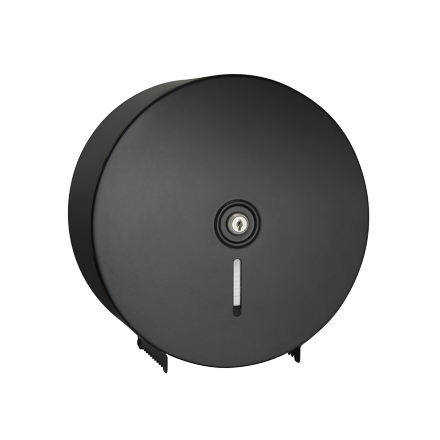 TOILET PAPER DISPENSER, SINGLE JUMBO – SURFACE MOUNTED, MATTE BLACK