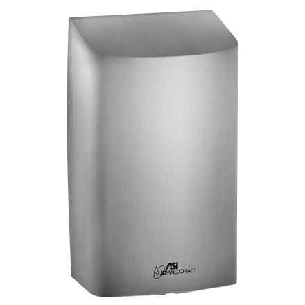 TURBO-CHIC High-Speed Hand Dryer - Satin Stainless Steel