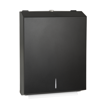 PAPER TOWEL DISPENSER – SURFACE MOUNTED, MATTE BLACK