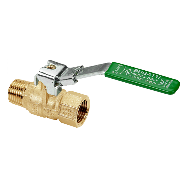 656 Male/Female Brass Lockable Ball Valve