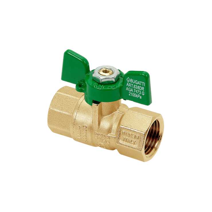 638 Female/Female Brass Ball Valve