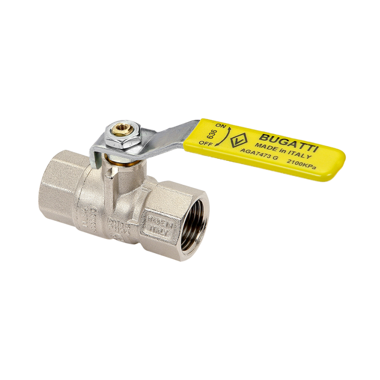 636 Gas Female/Female Brass Ball Valve