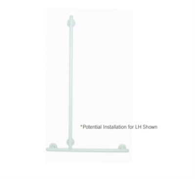 RAFFAELLO SHOWER ‘T’ RAIL | WHITE