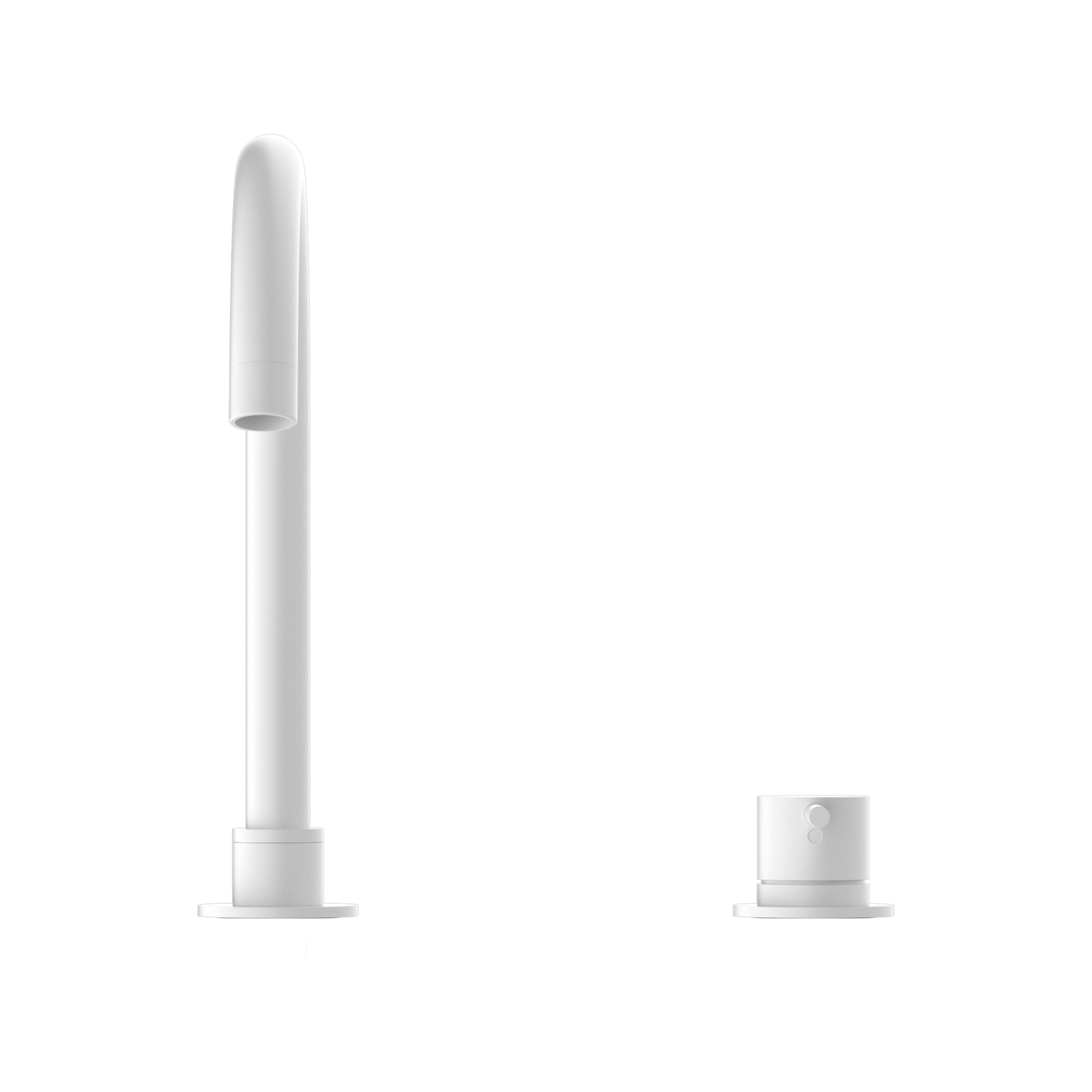 Mecca Hob Basin Mixer and Spout (Round)