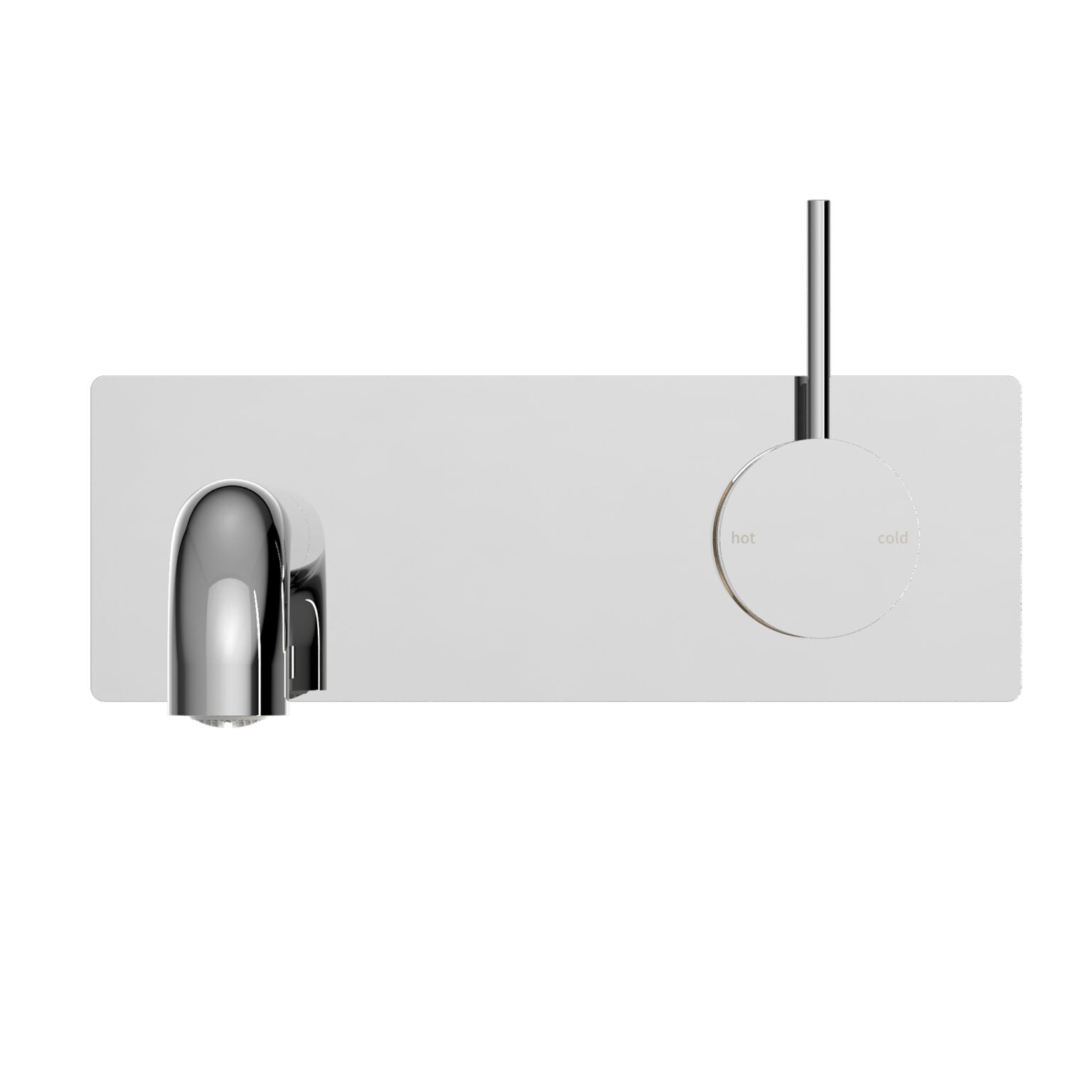 Mecca Wall Basin Mixer Handle Up 160mm