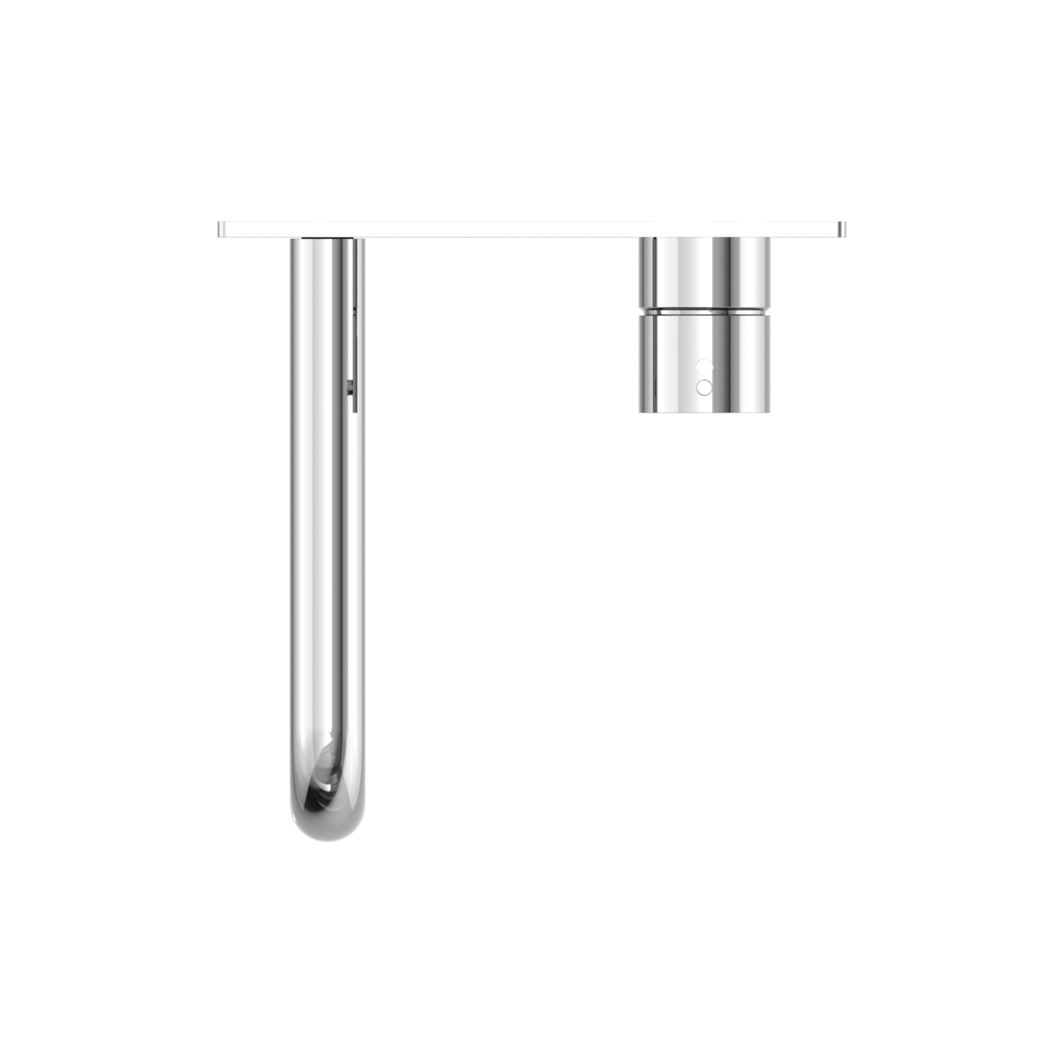 Mecca Wall Basin Mixer Handle Up 160mm