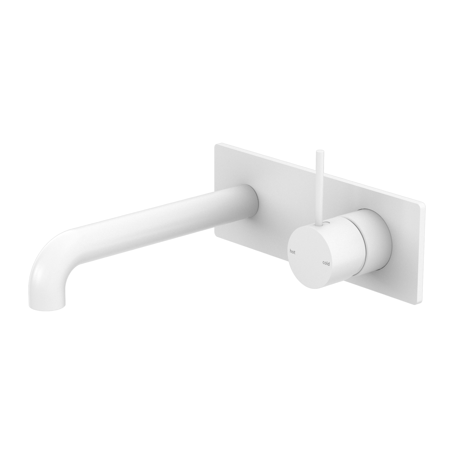 Mecca Wall Basin Mixer Handle Up 160mm
