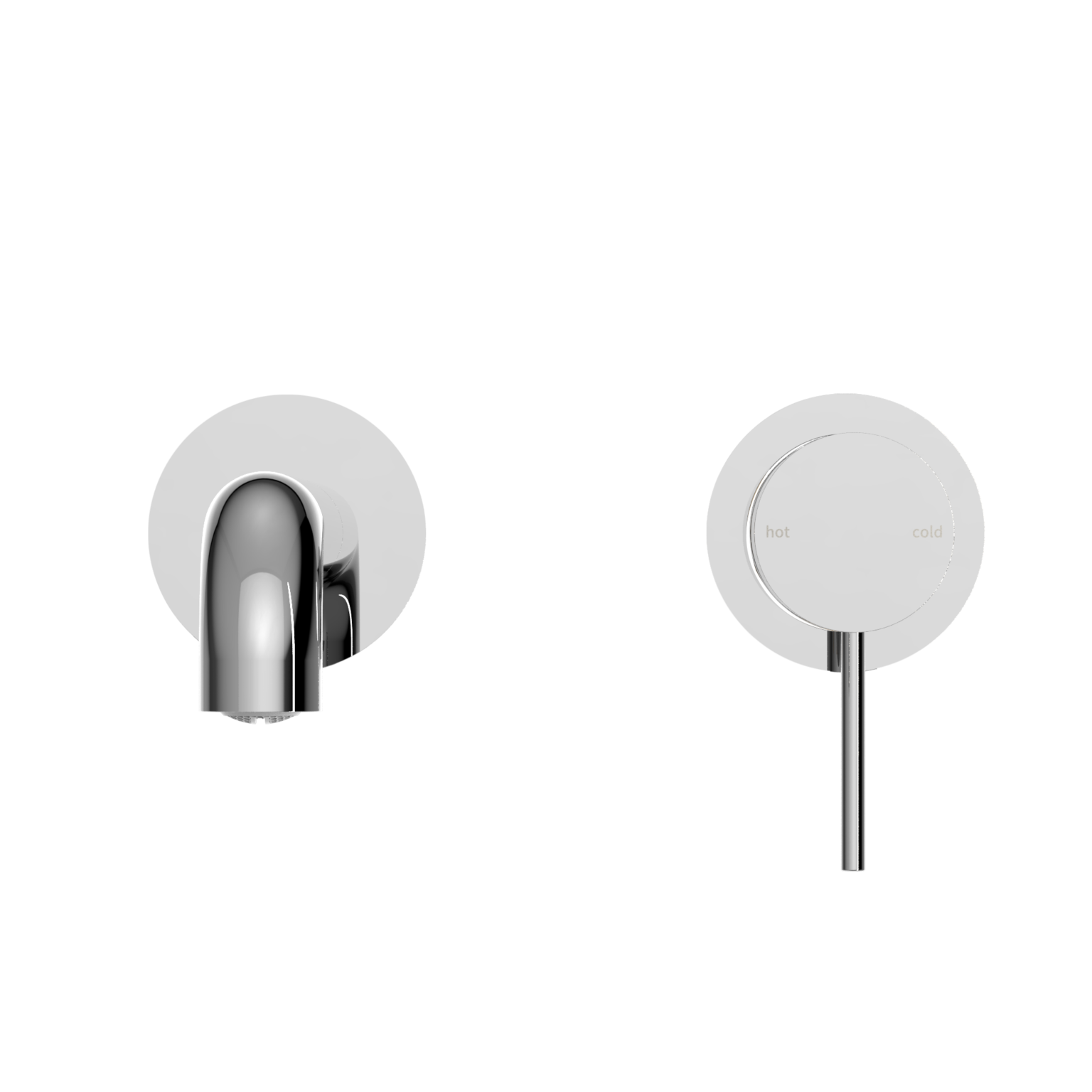 Mecca Wall Basin Mixer 160mm