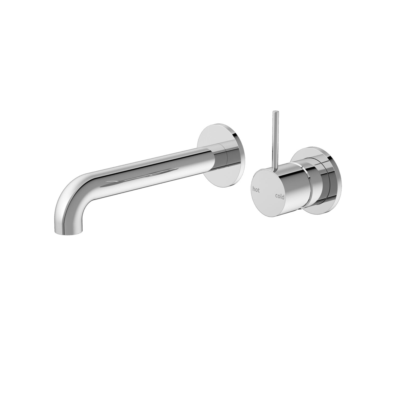 Mecca Wall Basin Mixer Handle Up 185mm