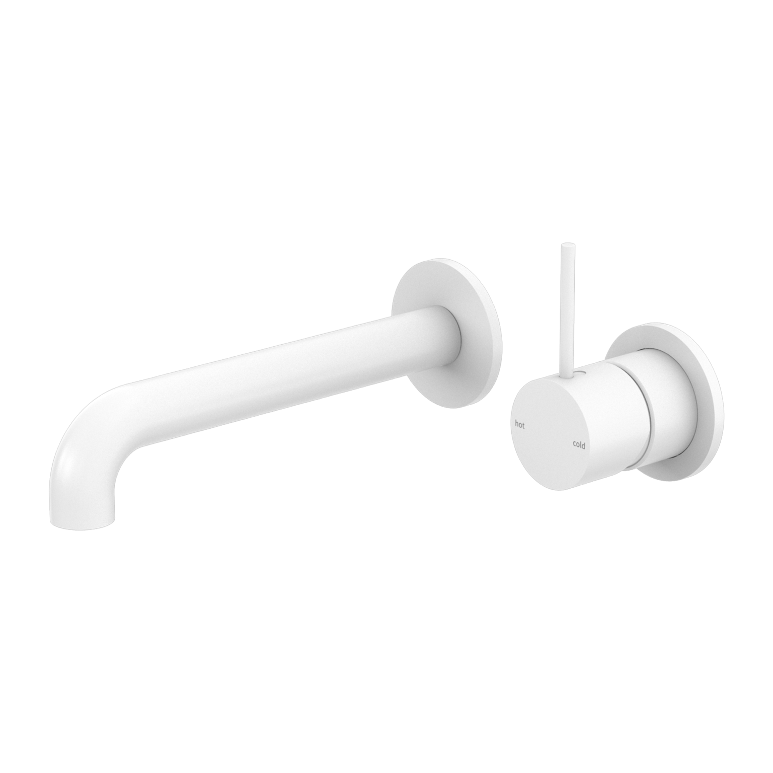 Mecca Wall Basin Mixer Handle Up 185mm