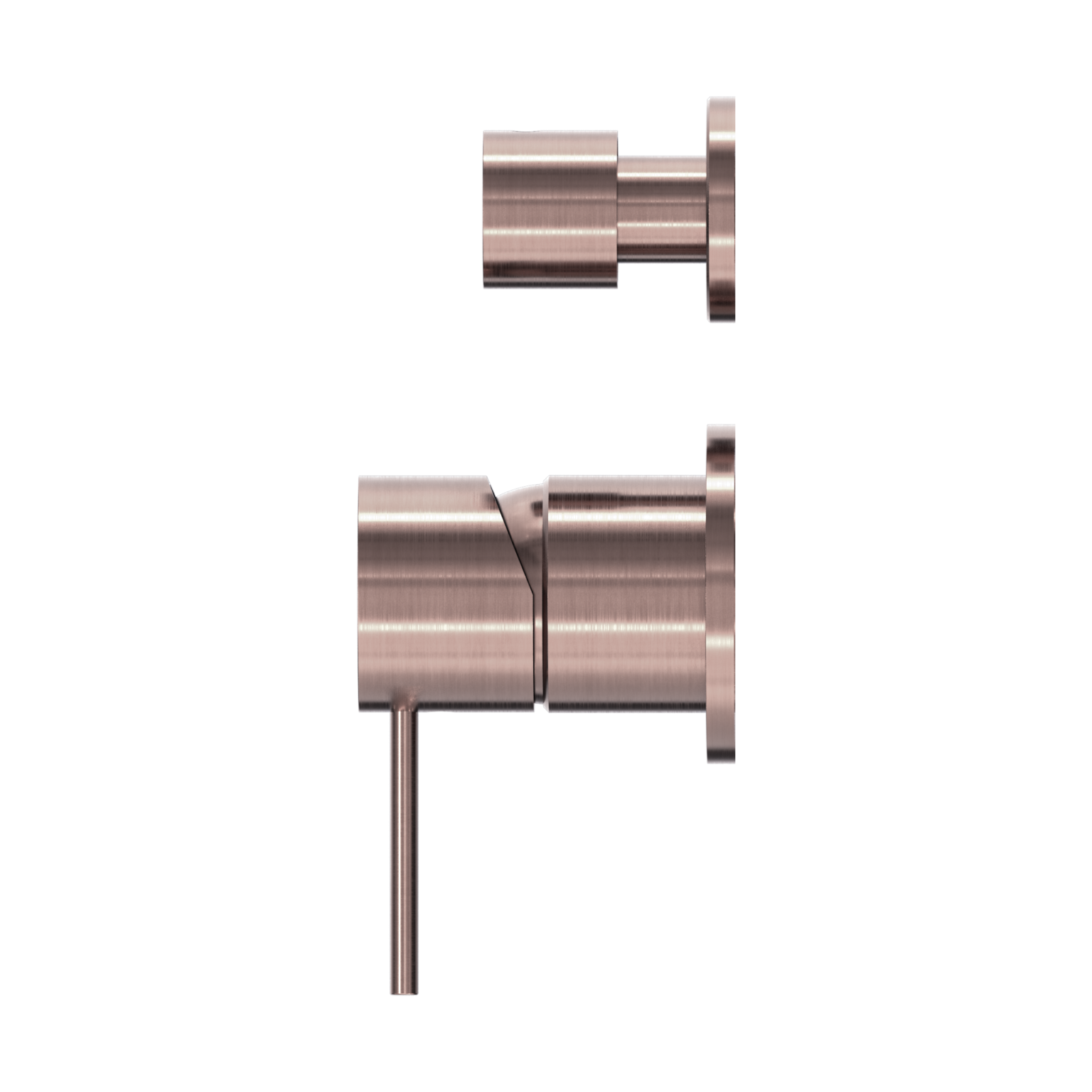 Mecca Shower Mixer With Diverter Separate Plate