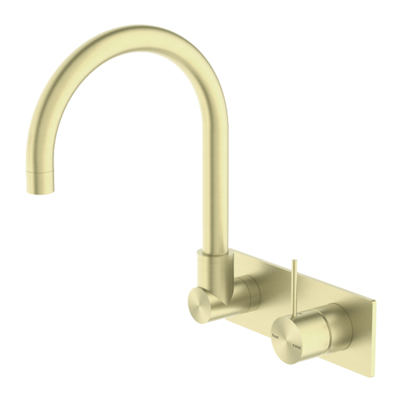 Mecca Wall Basin Mixer Handle Up