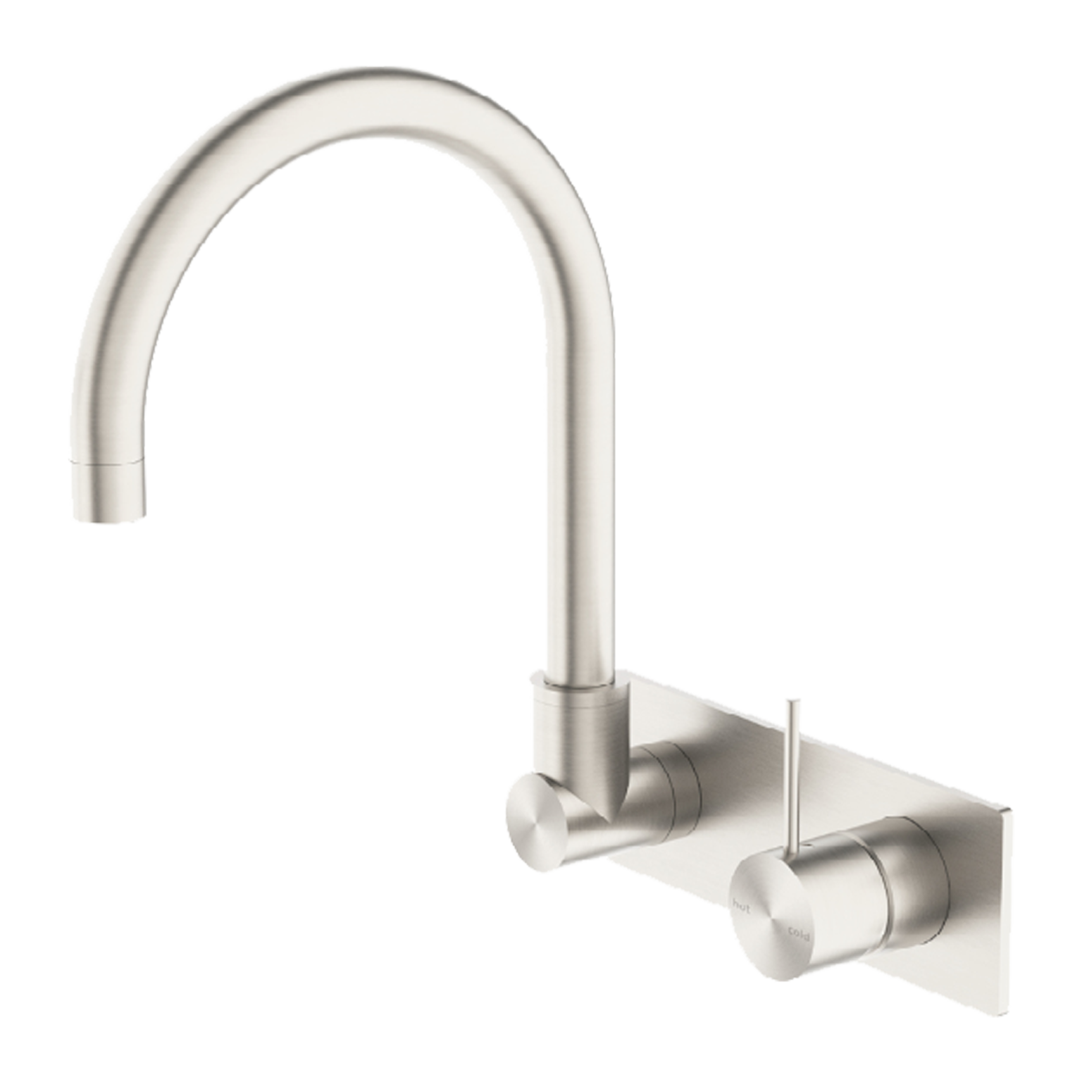 Mecca Wall Basin Mixer Handle Up