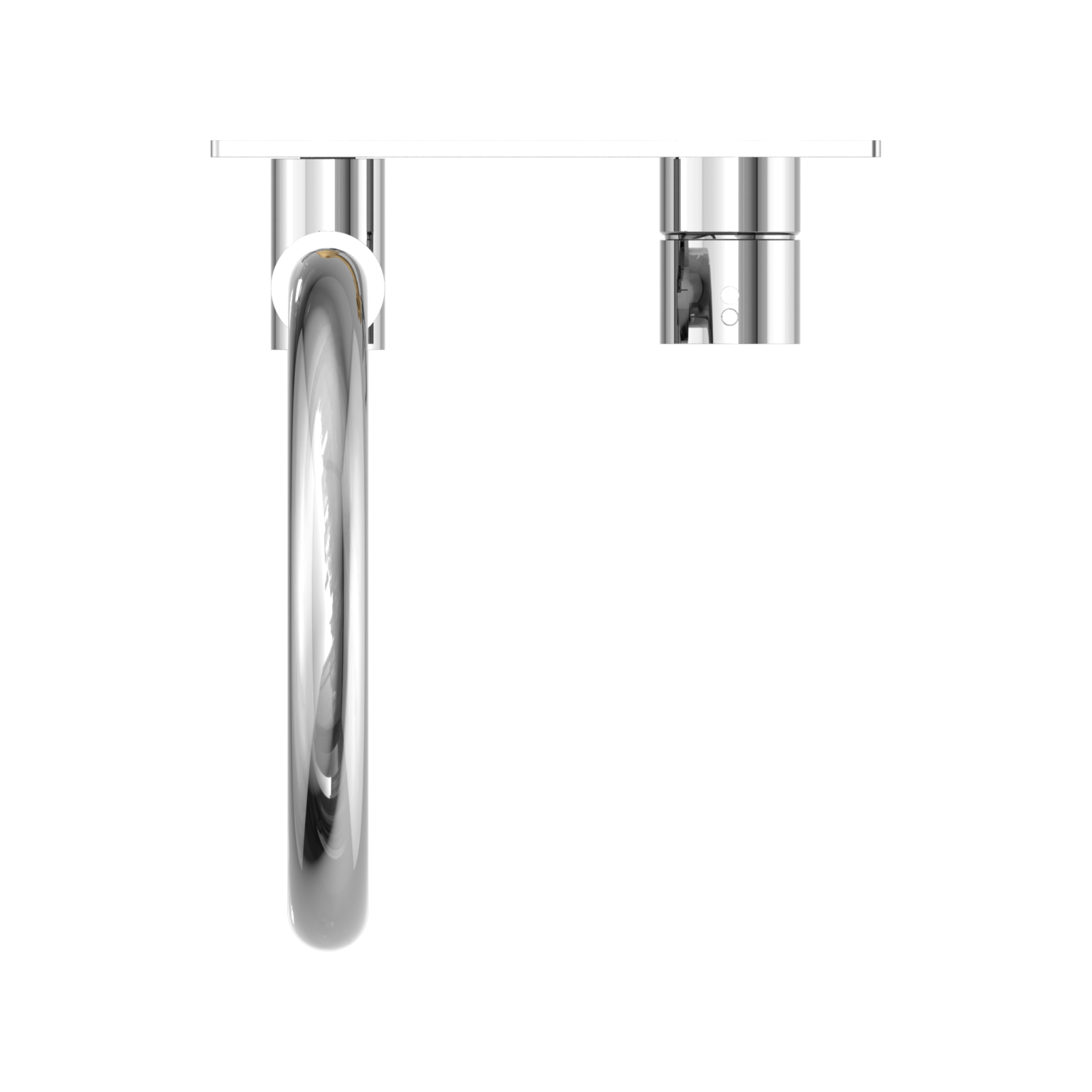 Mecca Wall Basin Mixer Handle Up
