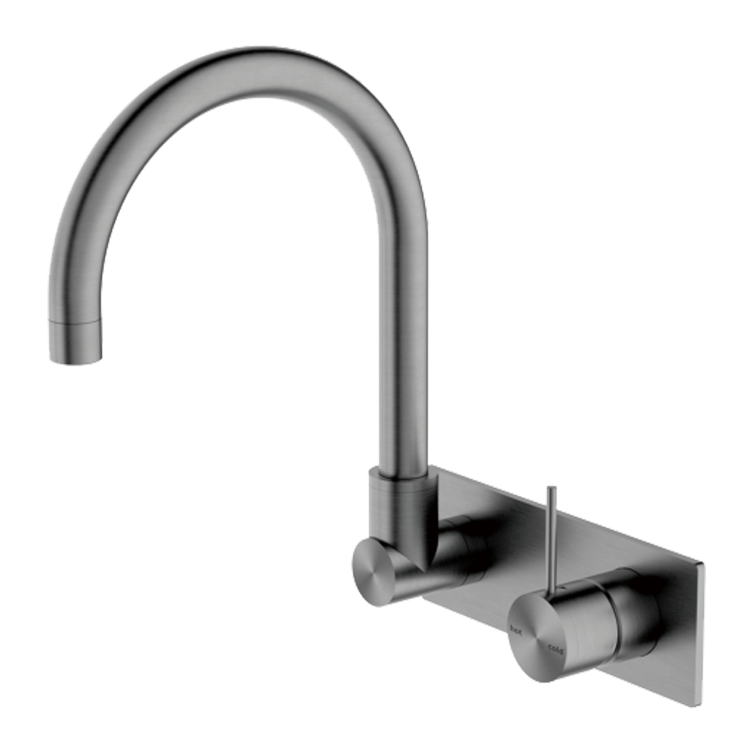 Mecca Wall Basin Mixer Handle Up