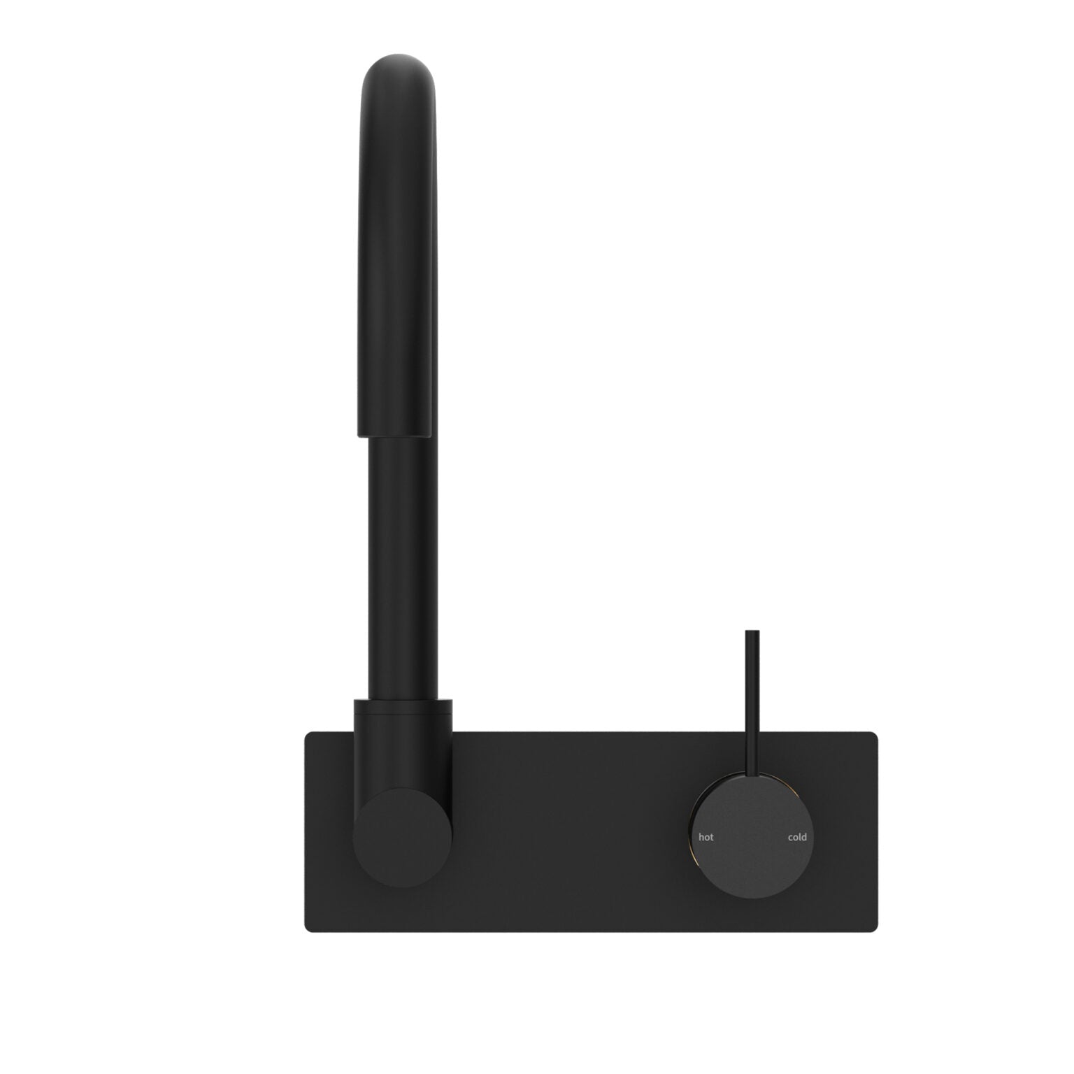 Mecca Wall Basin Mixer Handle Up