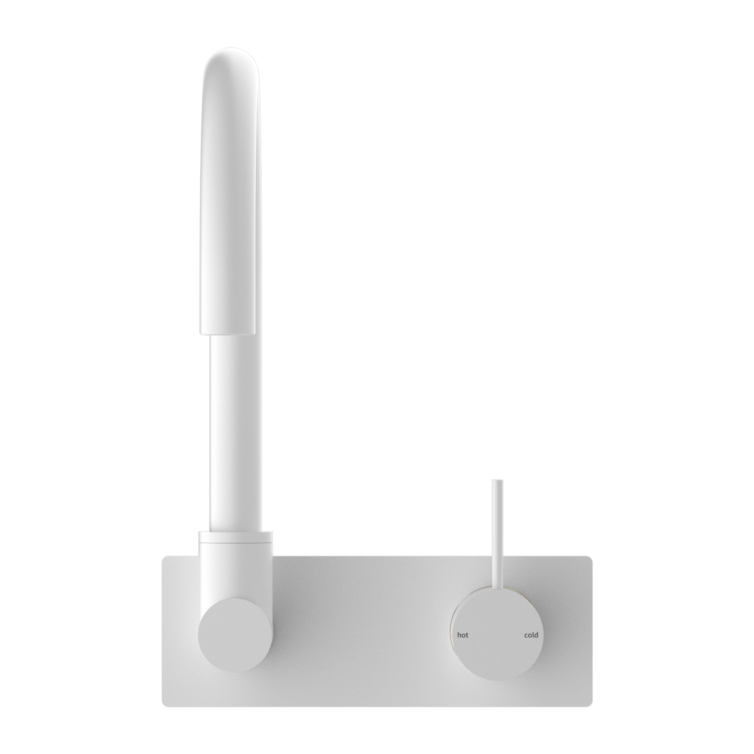 Mecca Wall Basin Mixer Handle Up