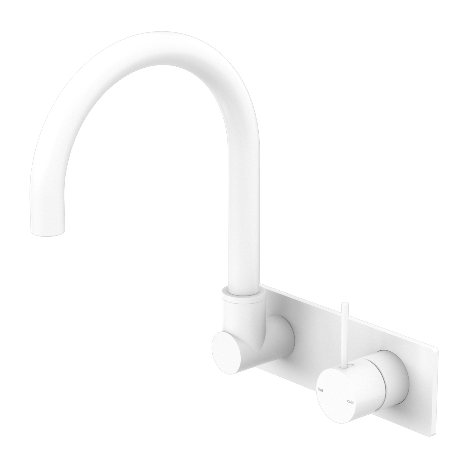 Mecca Wall Basin Mixer Handle Up
