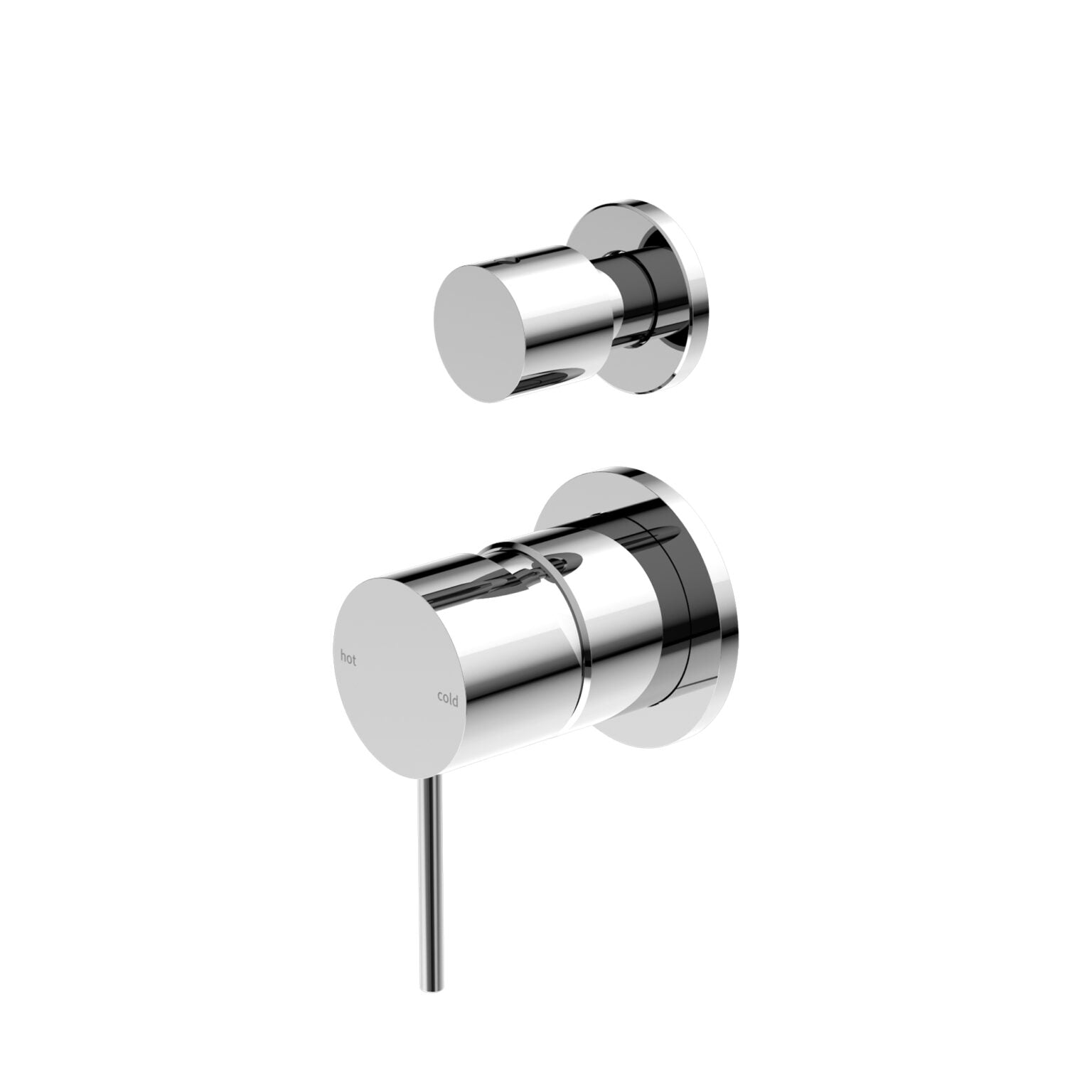 Mecca Shower Mixer With Diverter Separate Plate