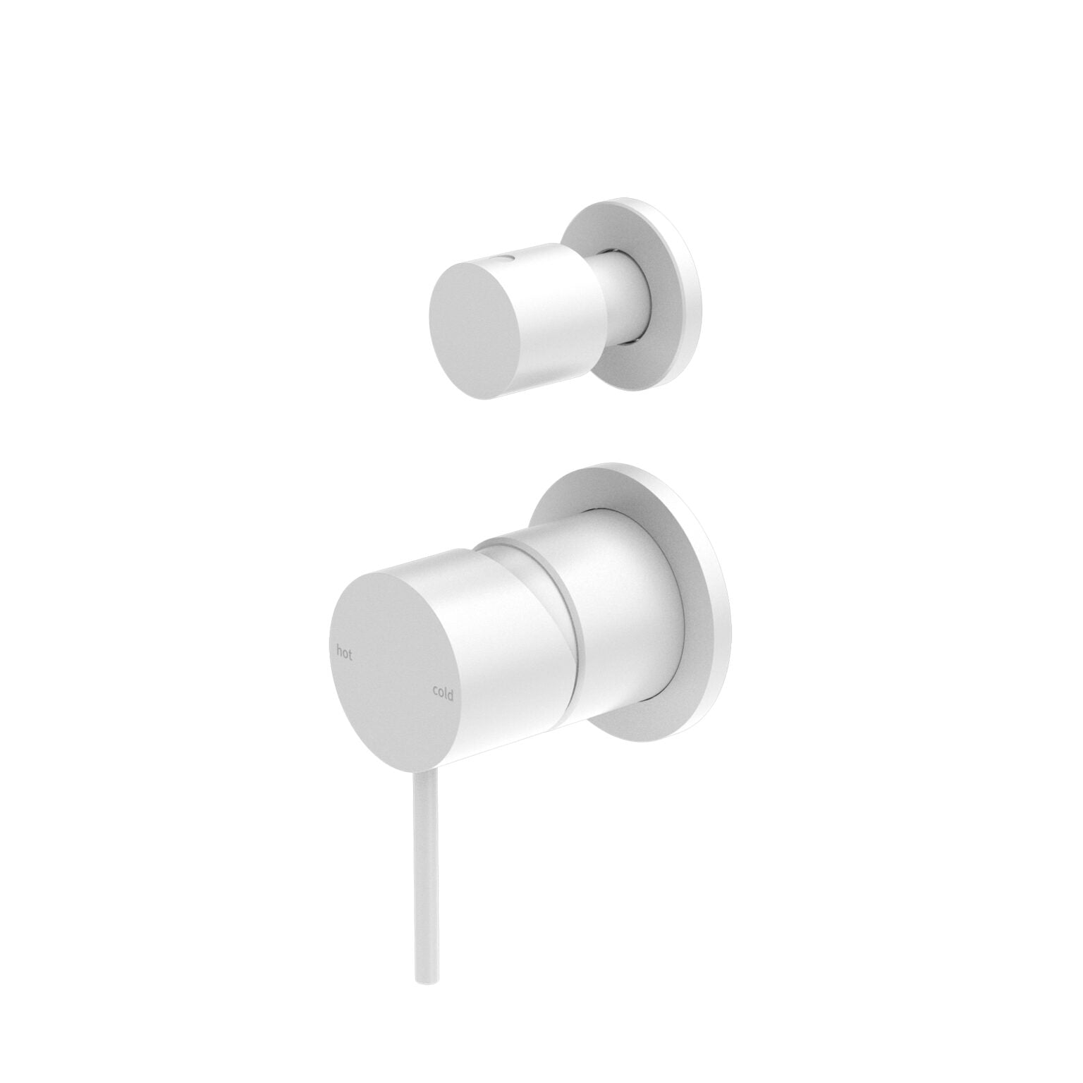 Mecca Shower Mixer With Diverter Separate Plate