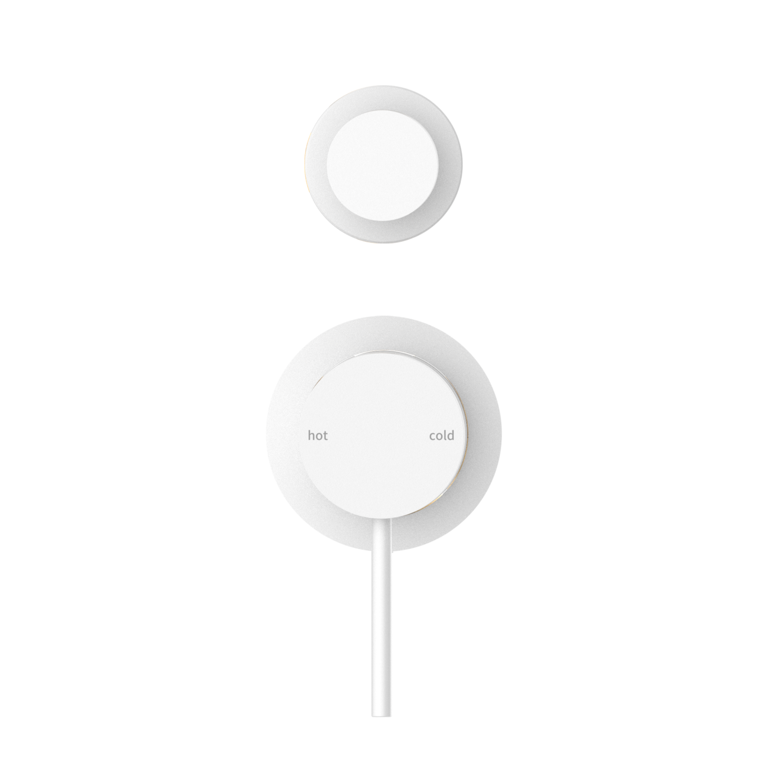 Mecca Shower Mixer With Diverter Separate Plate