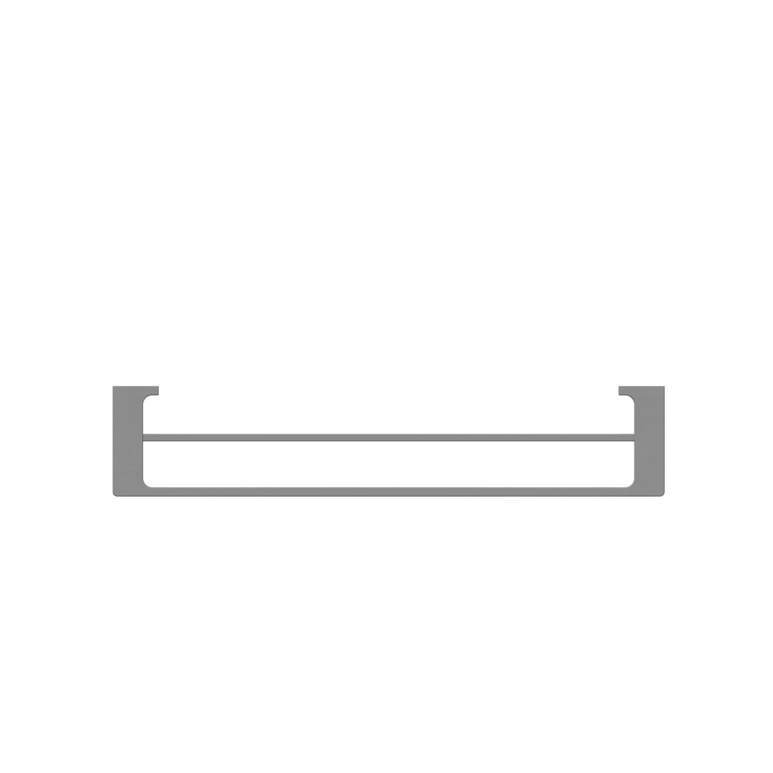 Pearl Double Towel Rail 800mm