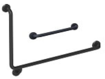 Disabled Bathroom Kit - Matte Black - AS1428.1 COMPLIANT
