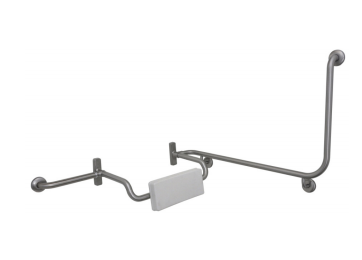 90° WRAPAROUND GRAB RAIL & BACKREST, LEFT HAND