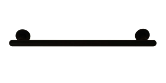 RAFFAELLO STRAIGHT RAIL | MATTE BLACK | 1116MM