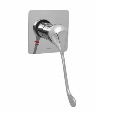 ACCESSIBLE SHOWER MIXER | SQUARE PLATE
