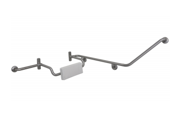 40° WRAPAROUND GRAB RAIL & BACKREST, LEFT HAND