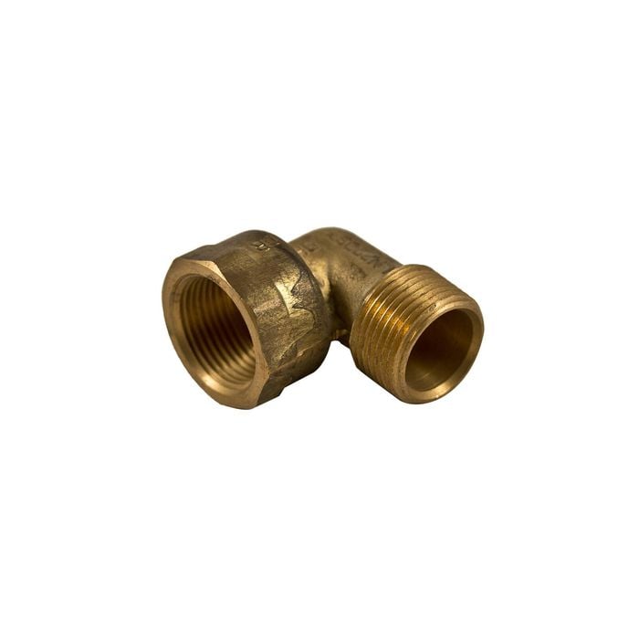 Brass Male Female Elbow Lead Free