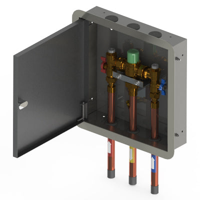 CliniMix® Lead Safe™ TMV SS Cabinet Assembly with Universal Door 20 Bottom In & Out
