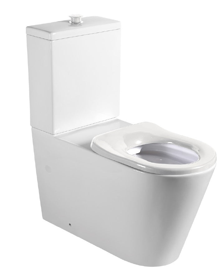 GalvinAssist® Wall Faced, Clean Flush, Easy Care, Accessible Toilet Suite with White Seat, NSW EDU
