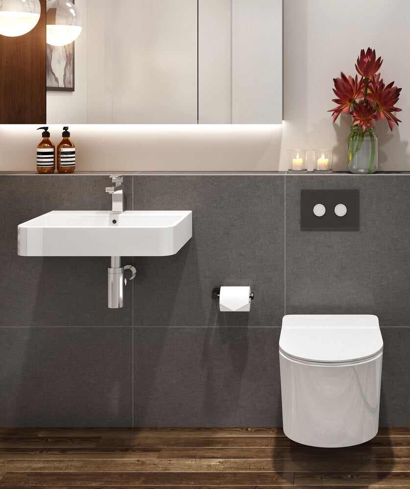 GalvinAssist® Chrome, Dual Flush Plate, Pneumatic Push to Suit Inwall Cistern