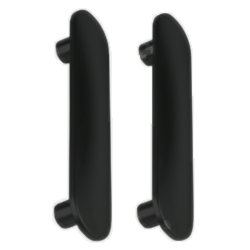 101C Faceplate in Designer Black - Concealed Fix