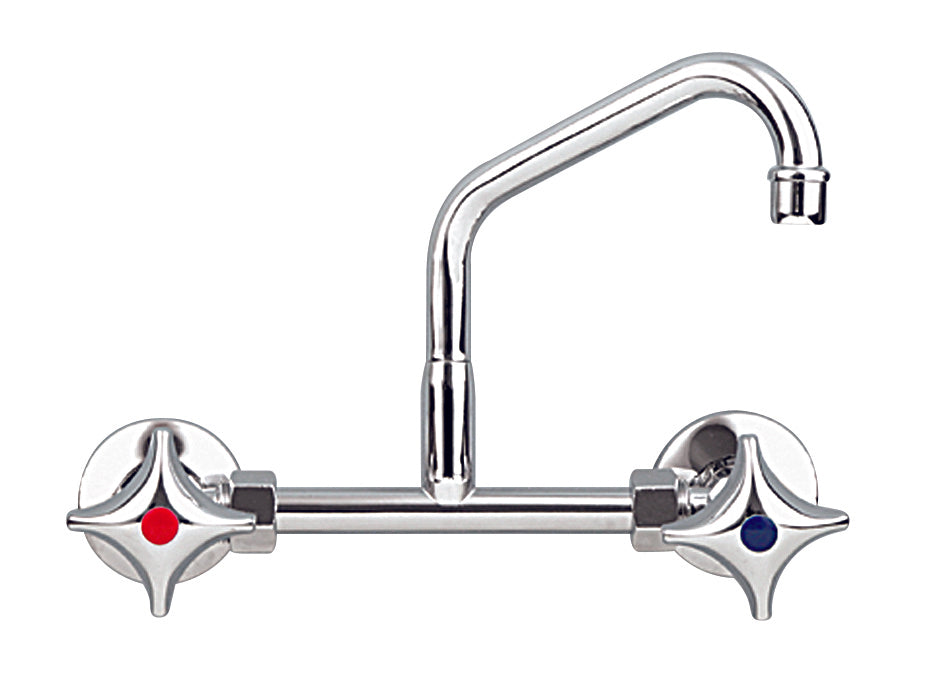 Exposed Assembly CP-BS Sink Set Back Entry Adjust with 150 Spout & Aerated