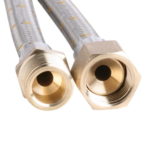 10 Mm Stainless Steel Gas Hose 1/2″ Bsp Ff X 1/2″ Bsp M (1200 Mm)
