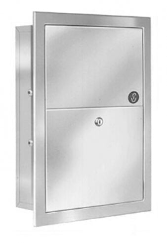 Recessed Sanitary Napkin Disposal Unit Bin