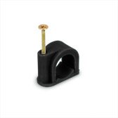Quick Clips (Closed) Pex/Black - Screw - 100 Bag