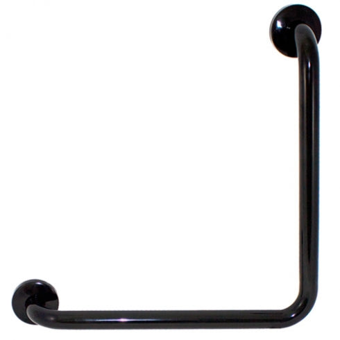 Matte Black Ambulant Grab Rail 90 degree