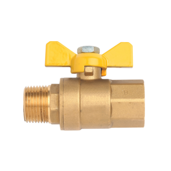Ball Valve Gas Brass R1 M X R1 F