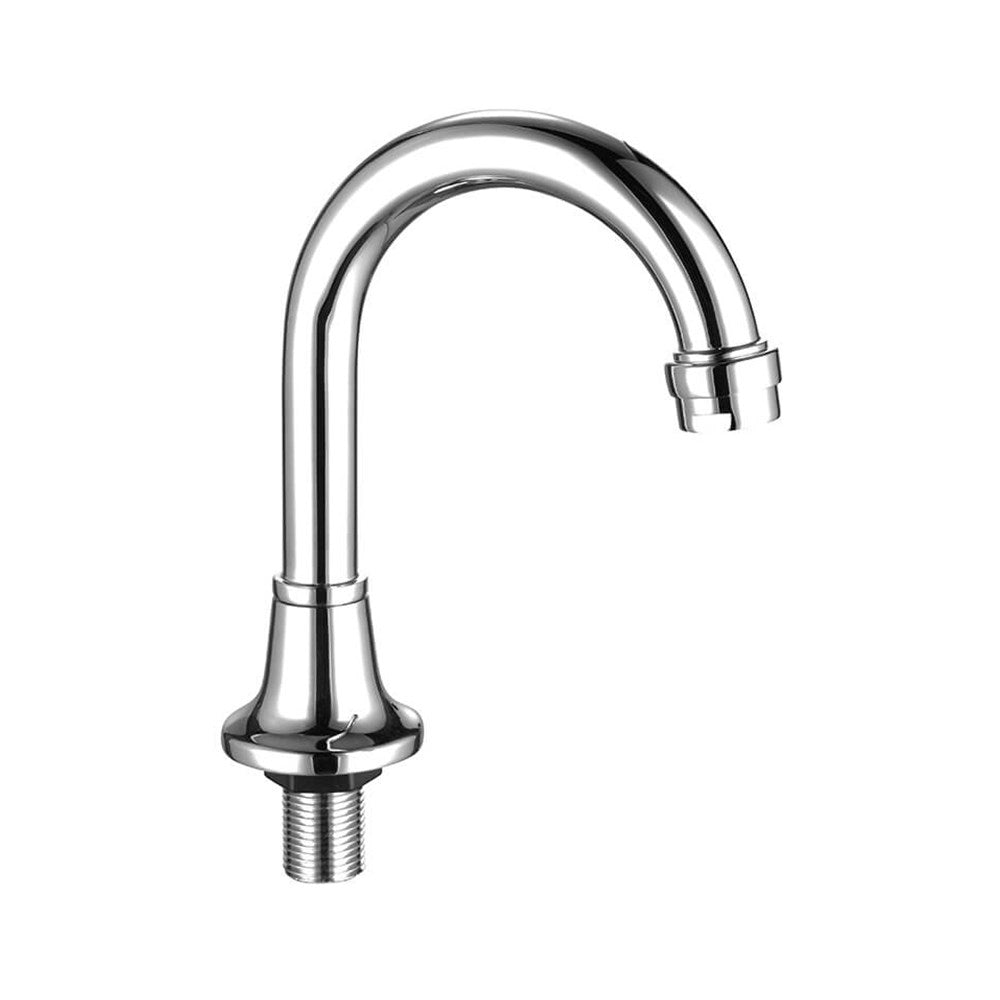 Curved Basin Spout - Swivel Tube, Chrome Plated, 120mm, Lead Free