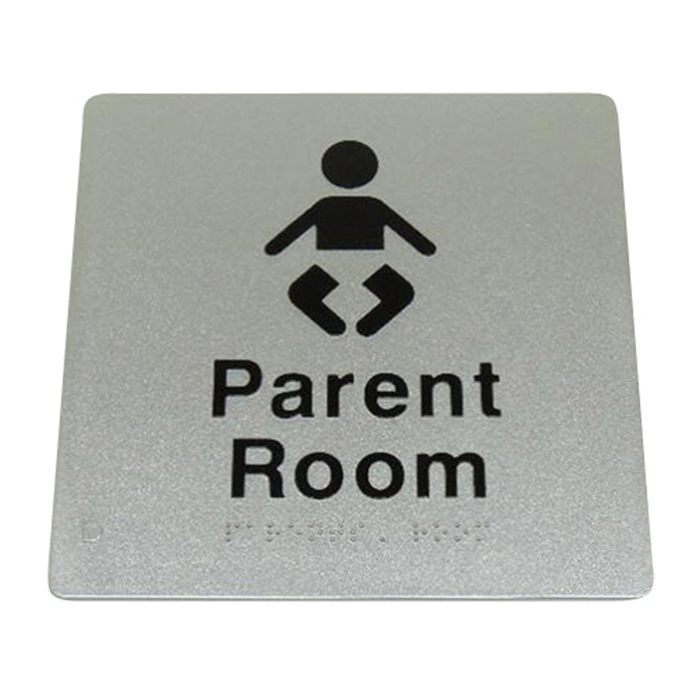 Parent Room Braille Sign 235 X 180 X 3 Silver