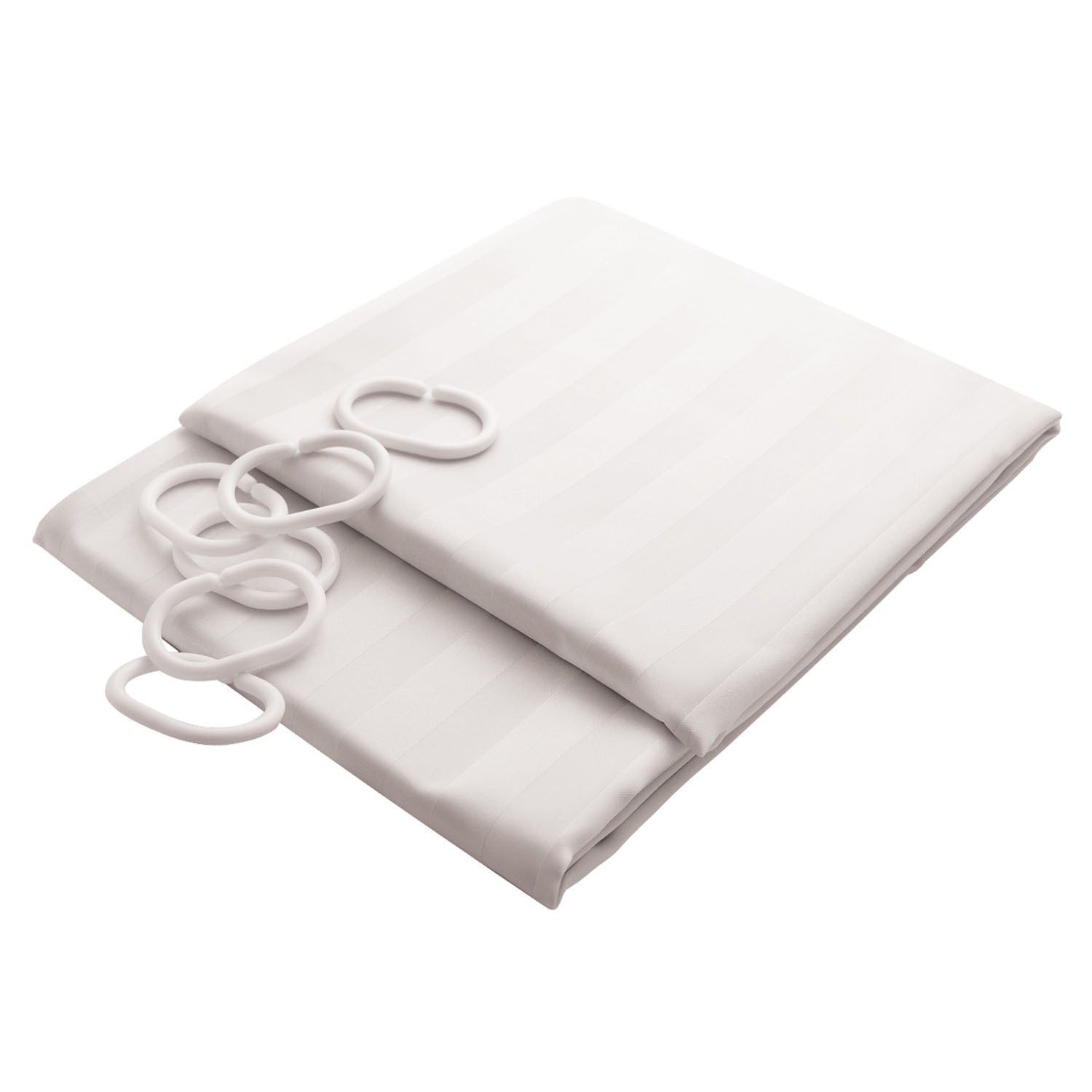 Shower Curtain Cream (includes hooks) 1800mm W x 1800mm H
