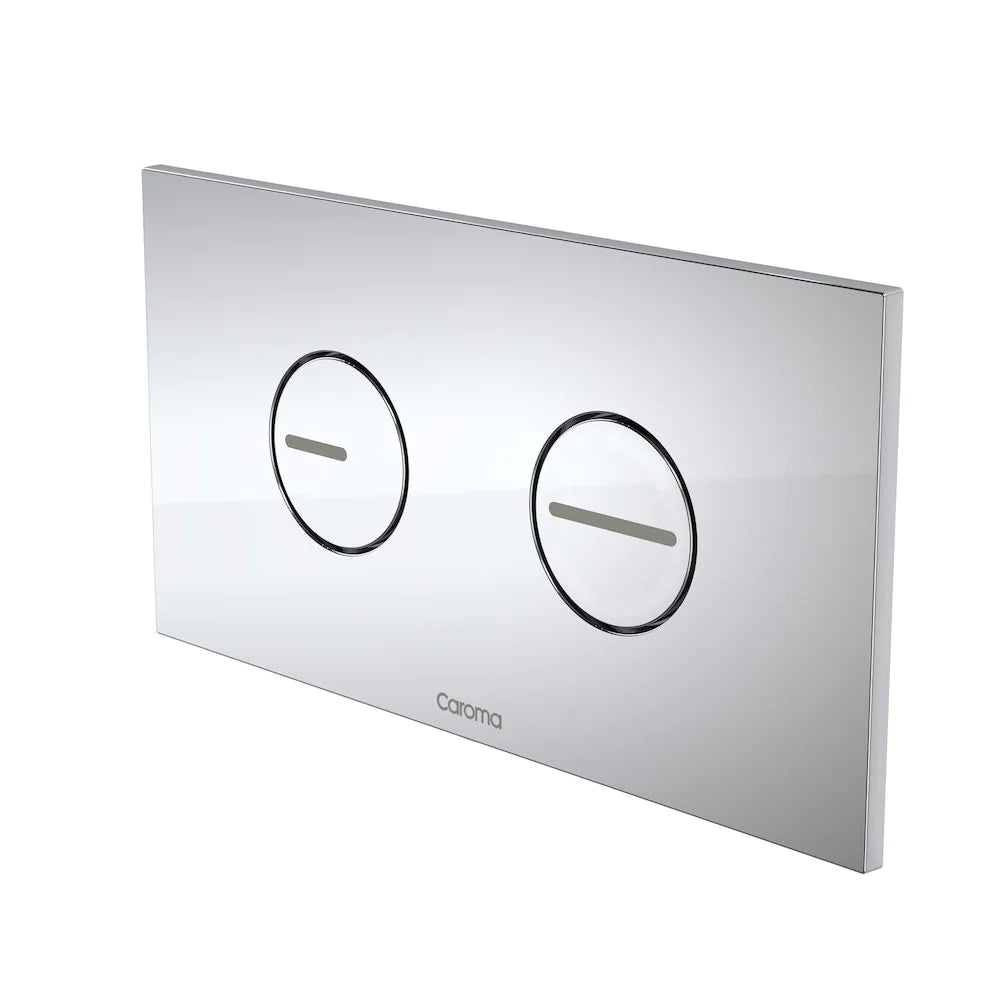 Invisi Series II® Round Dual Flush Plate & Buttons (Plastic) Chrome