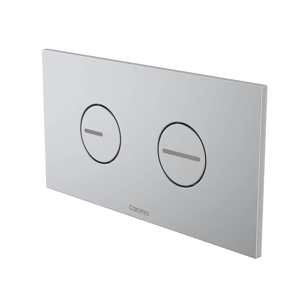 Invisi Series II® Round Dual Flush Plate & Buttons (Plastic) Satin